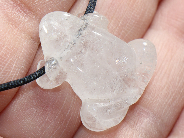 Bergkristall mit Band oder Silber 925