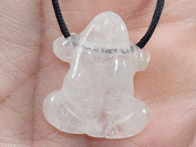 Bergkristall mit Band oder Silber 925