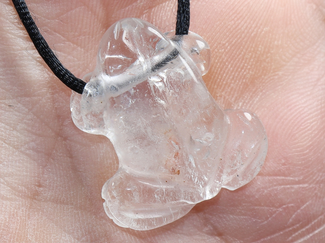 Bergkristall mit Band oder Silber 925