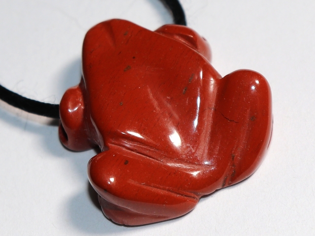 red jasper with cord or silver 925