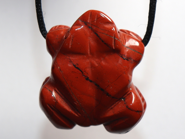 Preview: roter Jaspis mit Band oder Silber 925