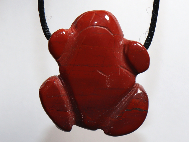 Preview: roter Jaspis mit Band oder Silber 925