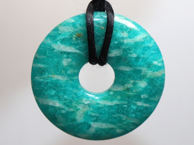 amazonite with cord