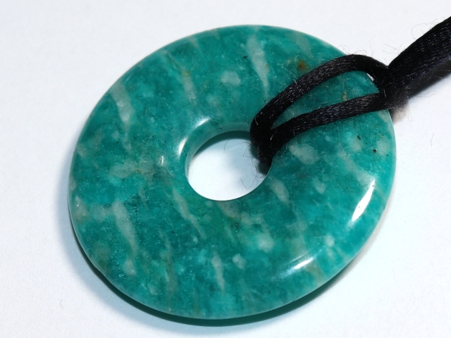 amazonite with cord
