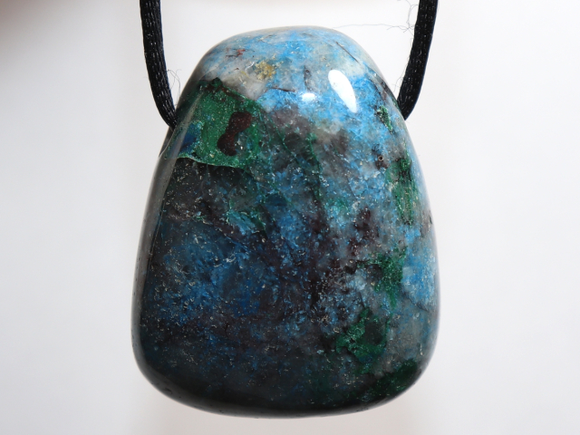 Preview: shattuckite with cord or silver 925