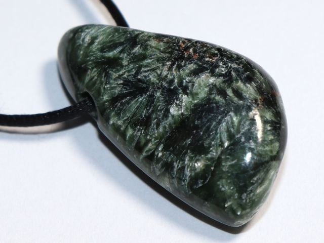 seraphinite with cord or silver 925