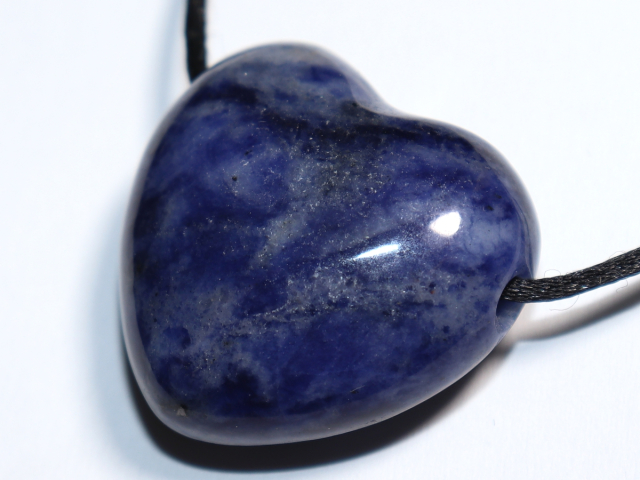 Sodalith mit Band oder Silber 925