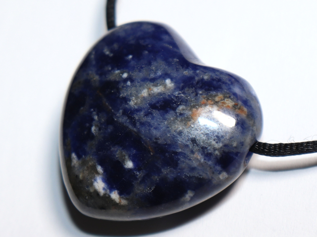 Sodalith mit Band oder Silber 925