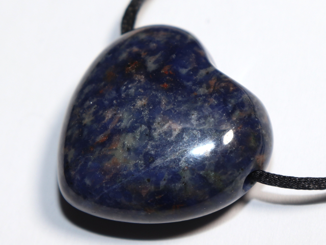 Sodalith mit Band oder Silber 925
