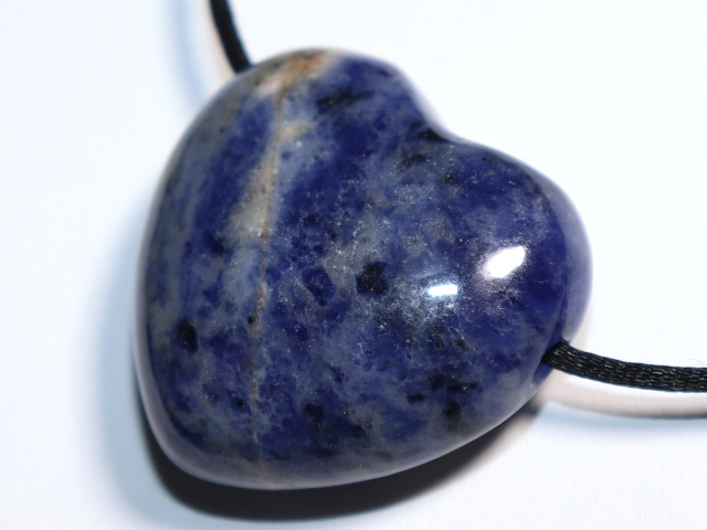 Sodalith mit Band oder Silber 925