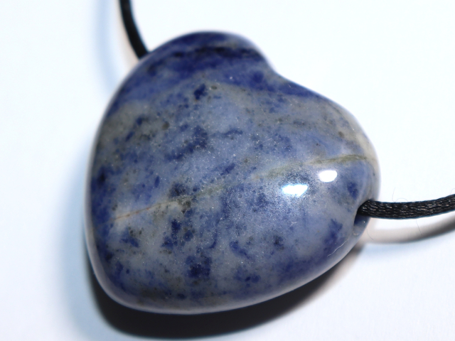 Sodalith mit Band oder Silber 925