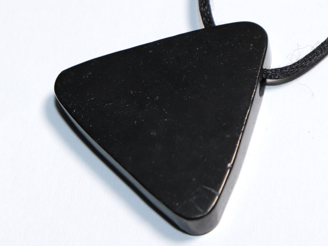 shungite with cord or silver 925