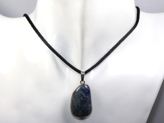 sapphire with cord or silver 925