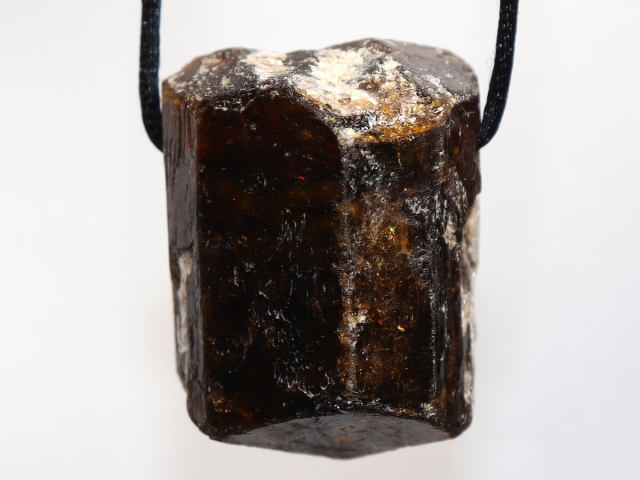 brown tourmaline (Dravite) with cord or silver 925
