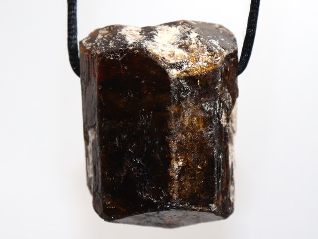 brown tourmaline (Dravite) with cord or silver 925