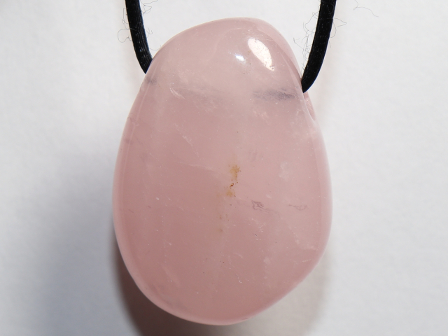 Preview: rose quartz with cord or silver 925