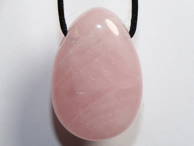 Preview: rose quartz with cord or silver 925