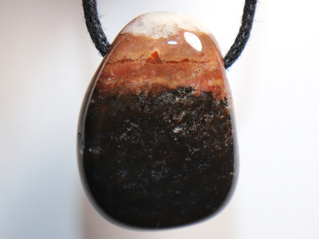 sardonyx with cord or silver 925