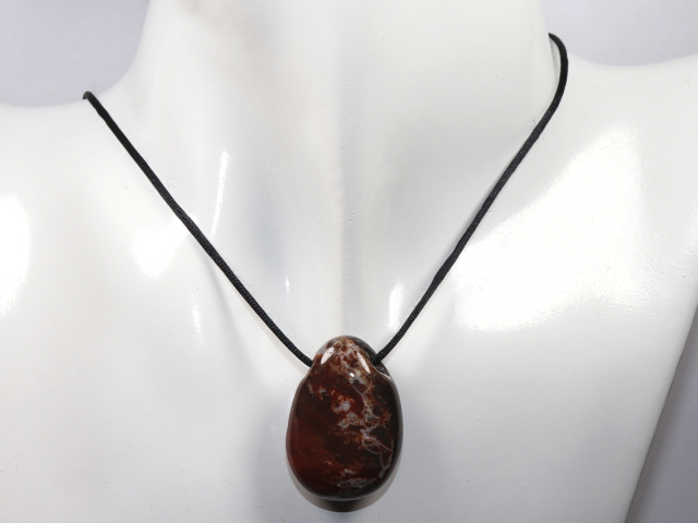 Preview: sardonyx with cord or silver 925