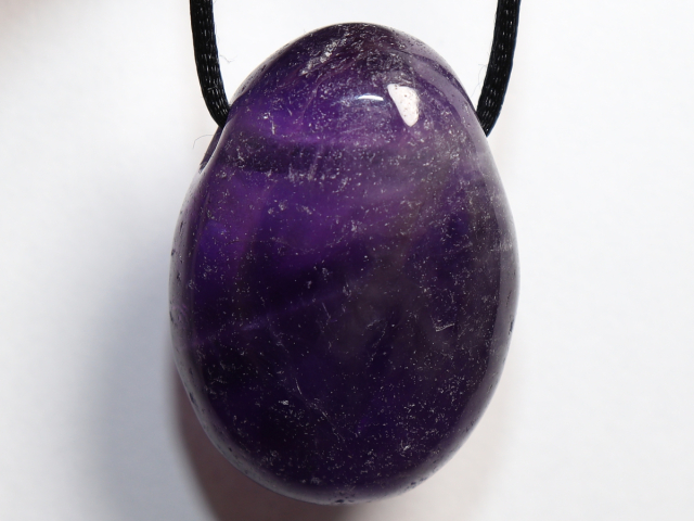 Preview: amethyst with cord or silver 925