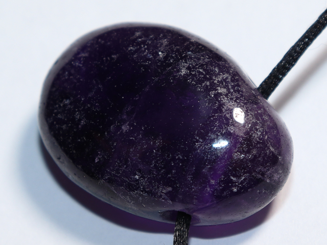 Preview: amethyst with cord or silver 925
