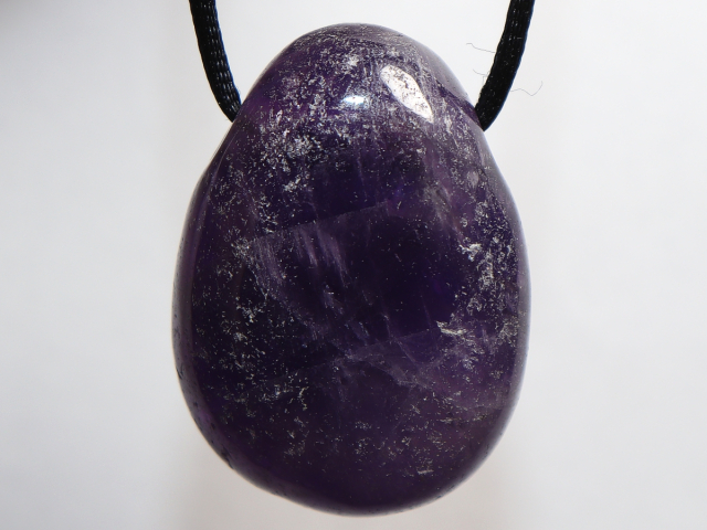 Preview: amethyst with cord or silver 925