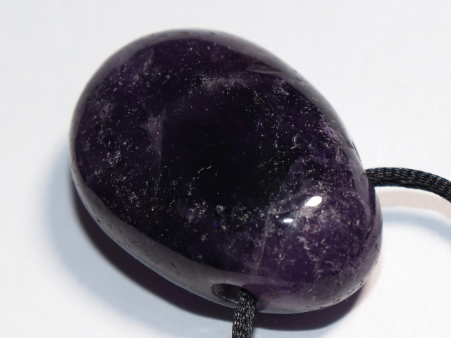 Preview: amethyst with cord or silver 925