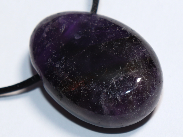 Preview: amethyst with cord or silver 925