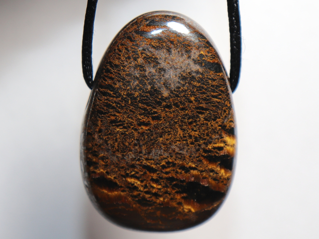 Preview: tiger iron with cord or silver 925