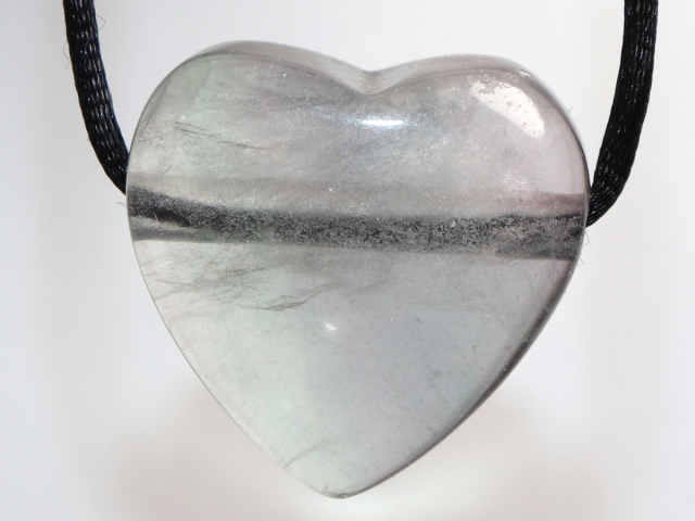 fluorite with cord or silver 925