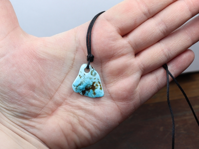 turquoise with cord
