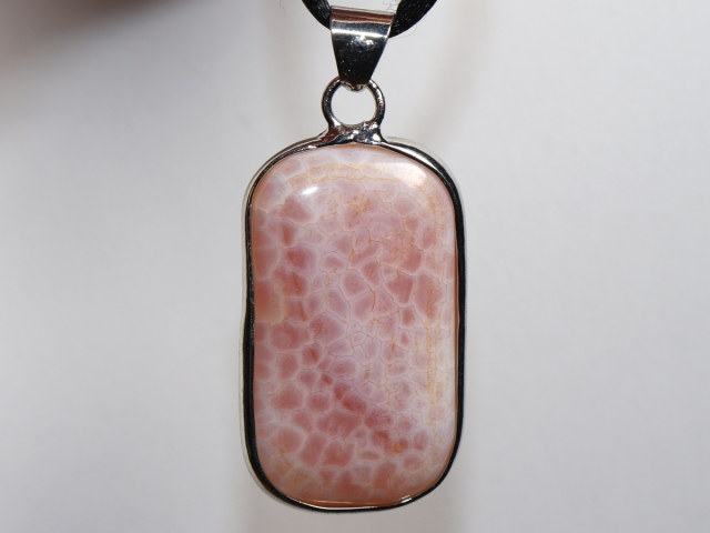 Preview: fire agate with cord or silver 925