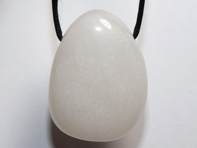 Preview: snow quartz with cord or silver 925