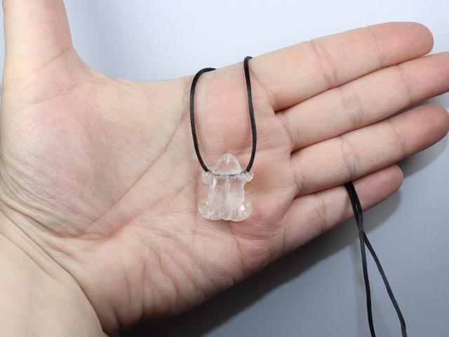 Bergkristall mit Band oder Silber 925