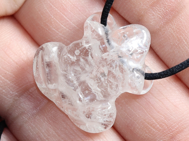 Bergkristall mit Band oder Silber 925