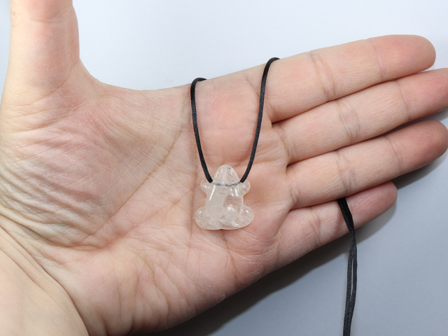 Bergkristall mit Band oder Silber 925
