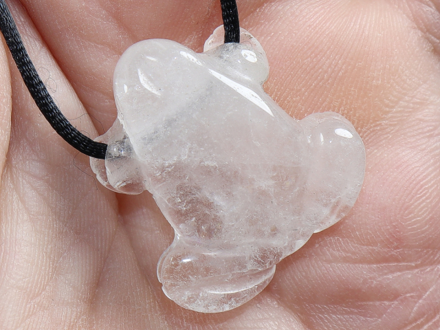 Bergkristall mit Band oder Silber 925