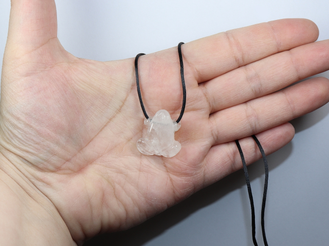 Bergkristall mit Band oder Silber 925
