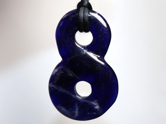 sodalite with cord