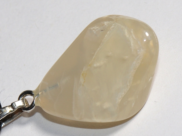 moonstone with cord or silver 925