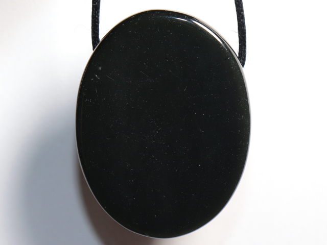 Preview: rainbow obsidian with cord or silver 925