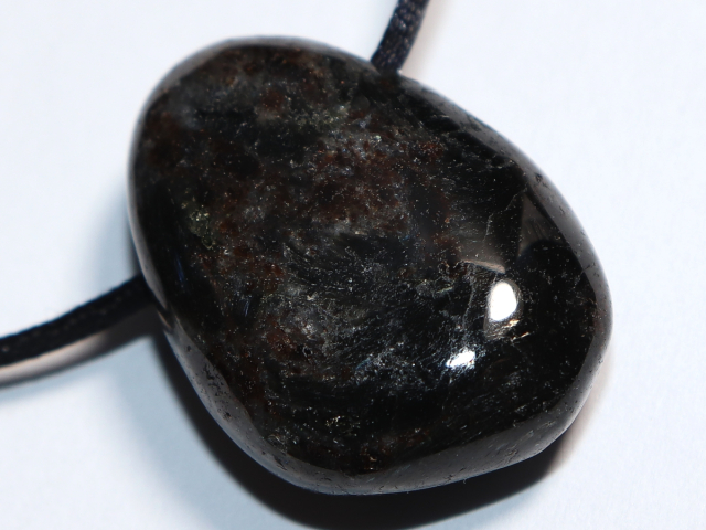 Preview: anthophyllite with cord or silver 925