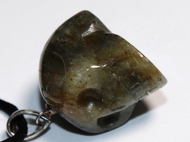 labradorite with cord or silver 925