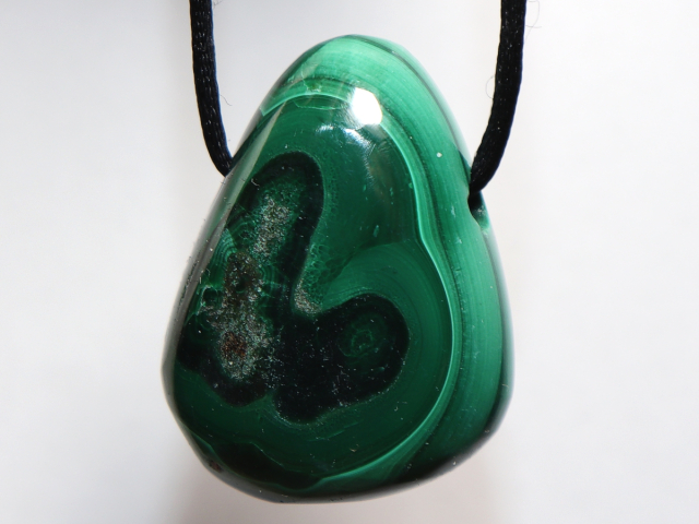 Preview: Malachit mit Band oder Silber 925