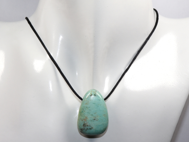 Preview: Chrysokoll mit Band oder Silber 925