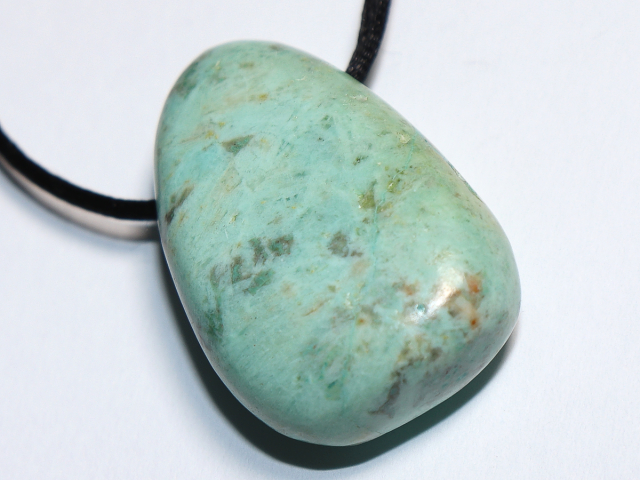 chrysocolla with cord or silver 925