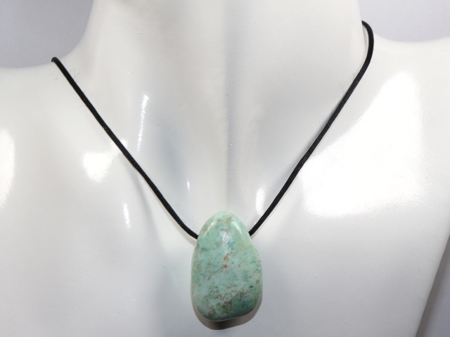 Preview: Chrysokoll mit Band oder Silber 925