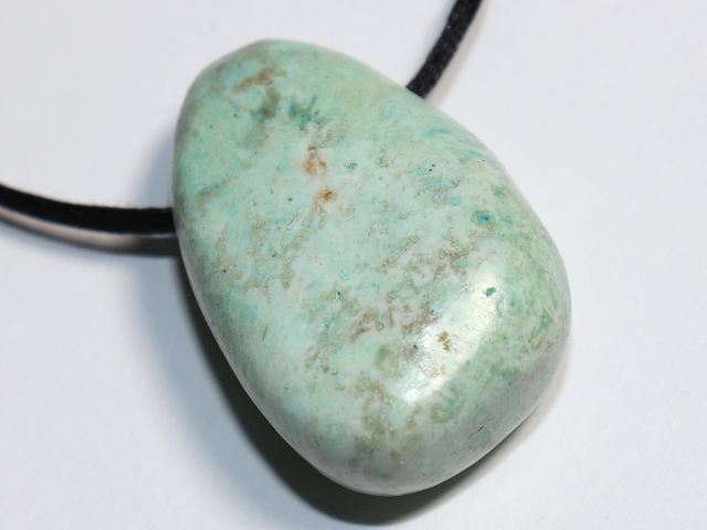 Preview: Chrysokoll mit Band oder Silber 925