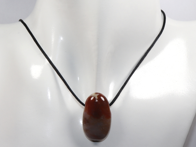 Preview: sardonyx with cord or silver 925