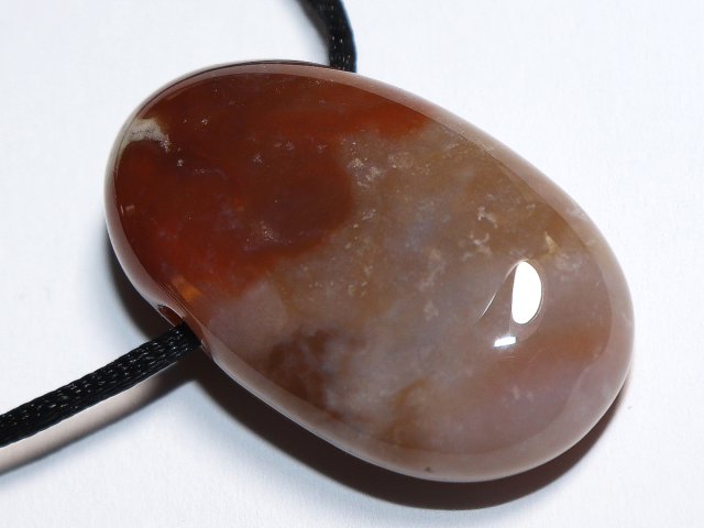 sardonyx with cord or silver 925